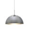 Besa Lighting Gordy Cord Pendant, Satin Nickel with Silver Reflector, Satin Nickel, 1x9W LED 1JT-GORDY-LED-SN - alternate 1